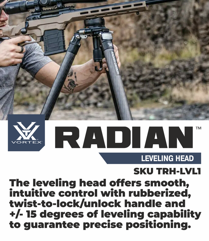 Vortex Optics Radian Level Head with Free Camo Digital Hat Bundle