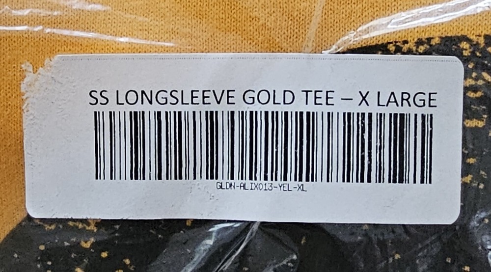 NEW Still-in-Sealed-Bag ALLIE X Super Sunset T-SHIRT (w/ Long Sleeves) XL