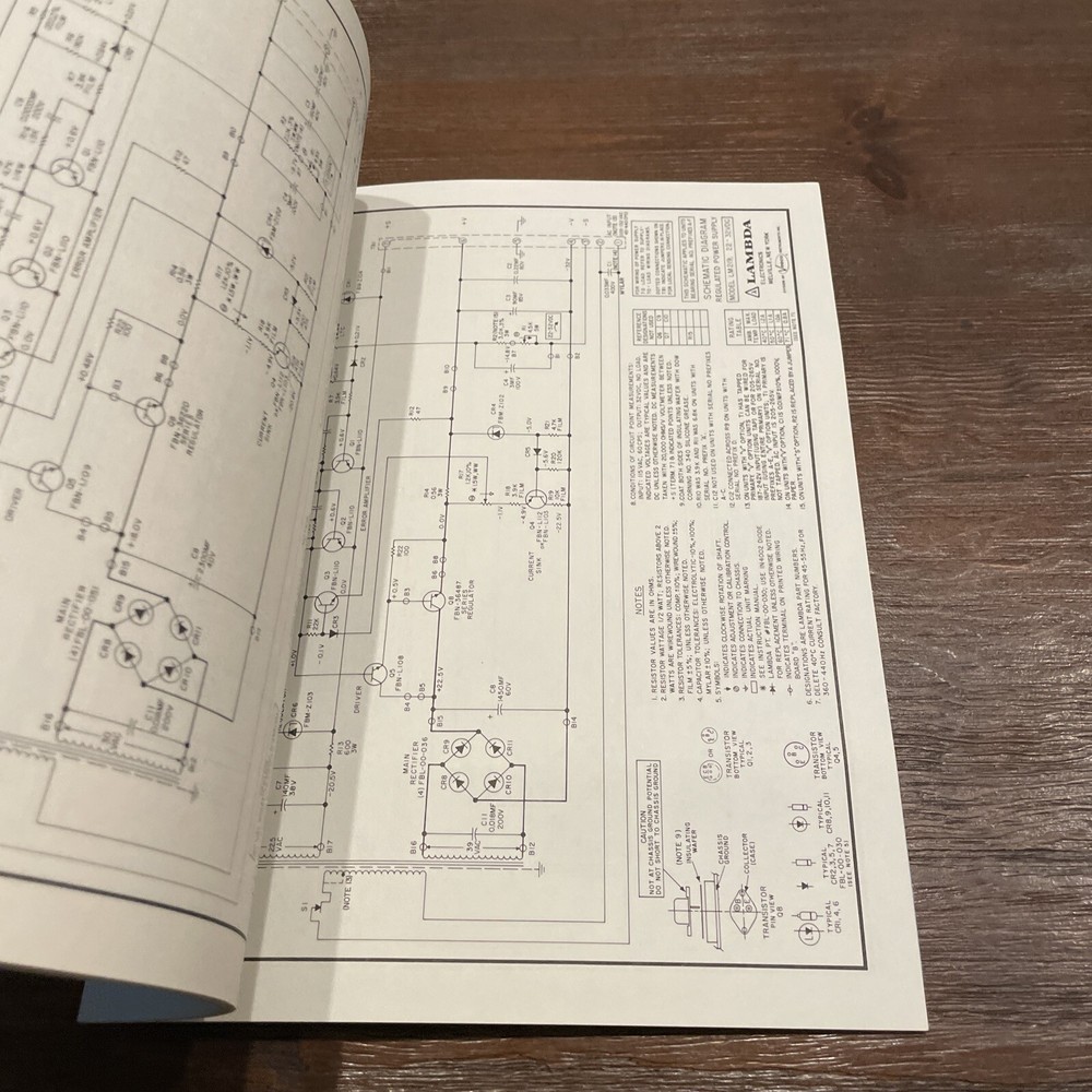 Lambda Model LM B Package Regulated Power Supply Prefixes A-F Instruction Manual