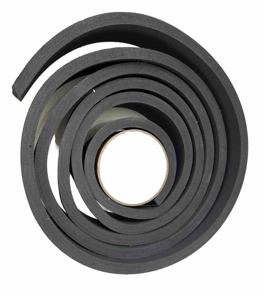 10ft Foam Strips with Adhesive, 2” X 3/8” Thick, Neoprene Weather Stripping Foam