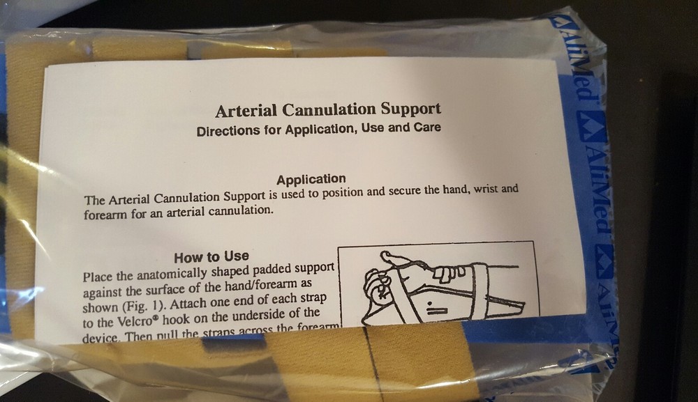 AliMed Arterial Cannulation Support