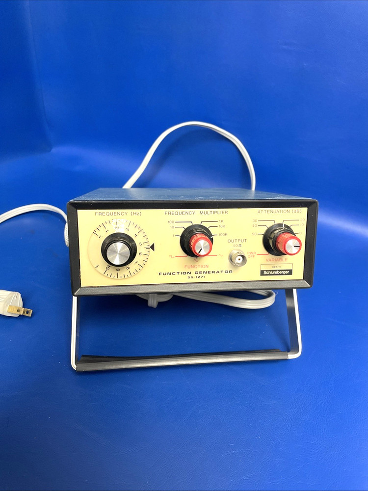 Heath Schlumberger Function Generator SG-1271 Blue / WORKING