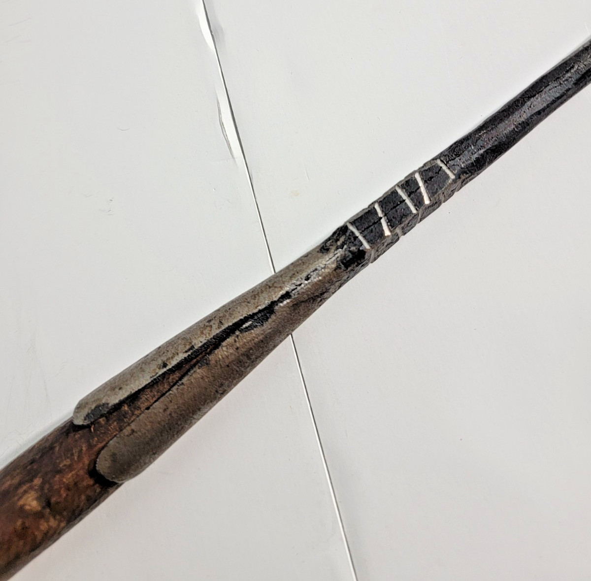 African Kenyan Maasai Hunting Spear Vintage Handmade - 41"