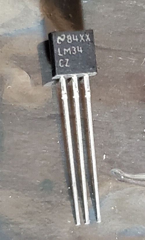 National Semi LM34CZ IC (Precision Fahrenheit Temperature Sensor)