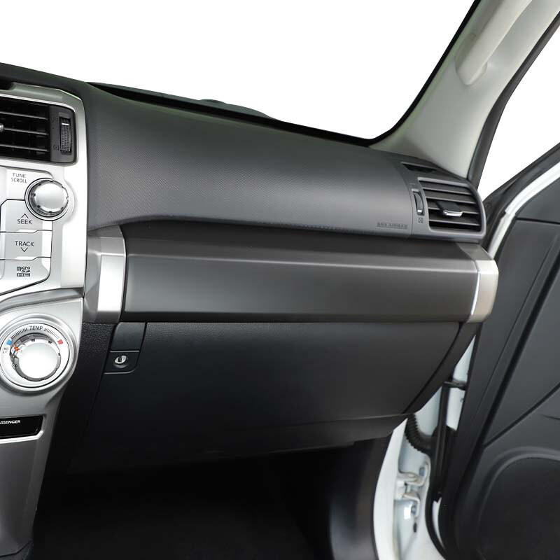 Matte Black Front Side Co-Pilot Dashboard Passenger Trim Cover For 4Runner 2010+