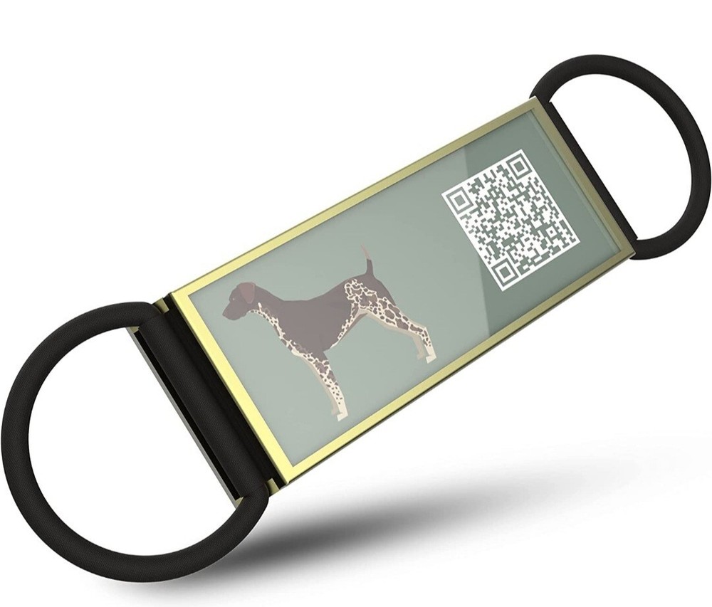 DISONTAG QR Code Dog Tags Personalized for Pets German Short-haired Pointer NEW