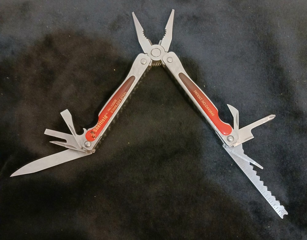 Sheffield Knife No. 1200E 8 Attachments with Pliers