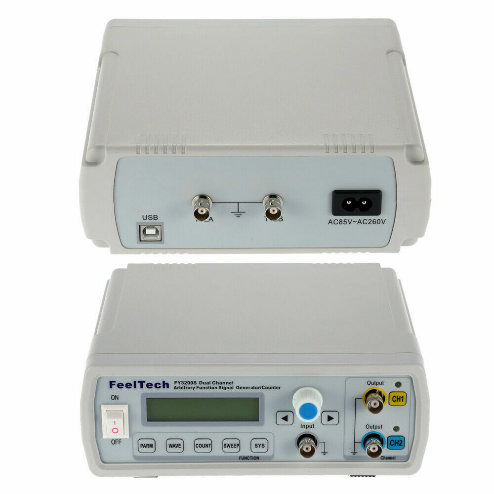 FY3200S 20MHz Dual Channel Arbitrary Function Signal Generator Waveform Counter