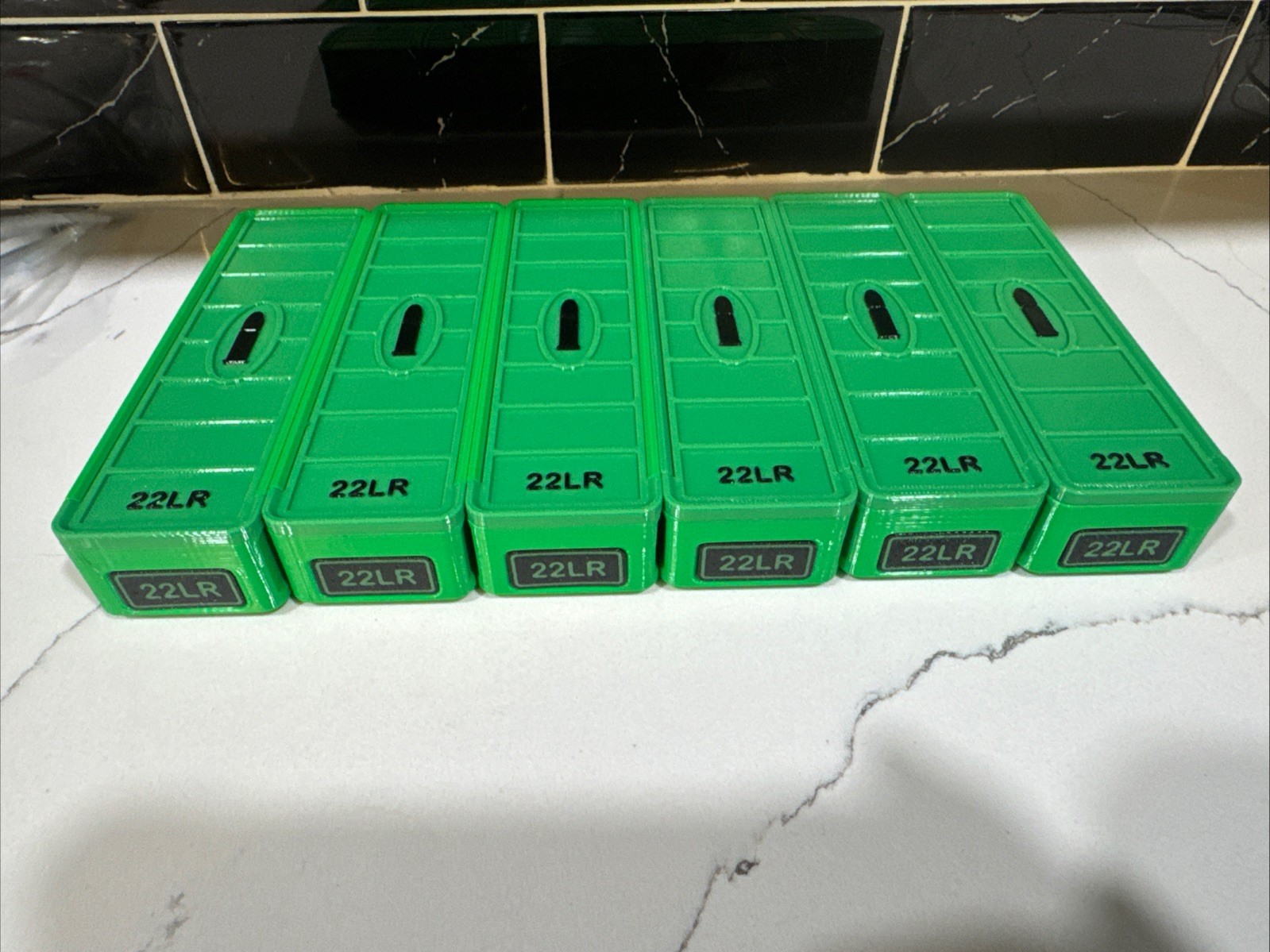 22LR Ammo Box 100rd Capacity (6 Pack)