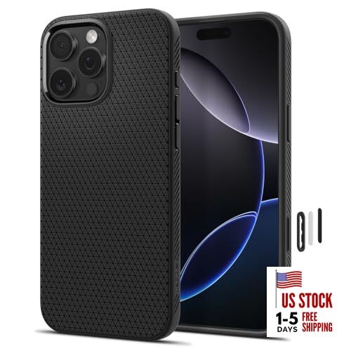 Liquid Air Designed for Case [Camera Control iPhone 16 Pro A_T_Matte Black