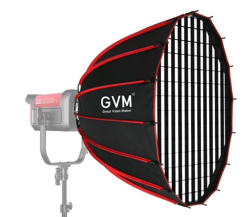 GVM YG90SP 36” Parabolic Softbox Bowens Mount w/ Grid + 2 Diffusers Bag