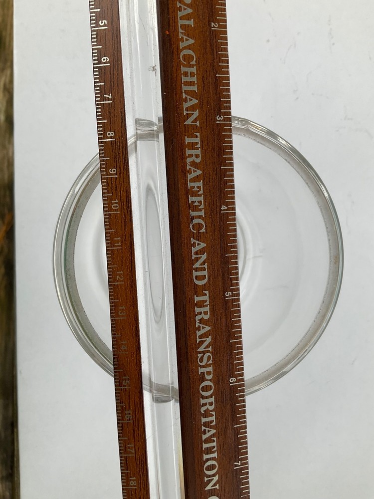 Unmarked Clear Glass Lantern Replacement Globe