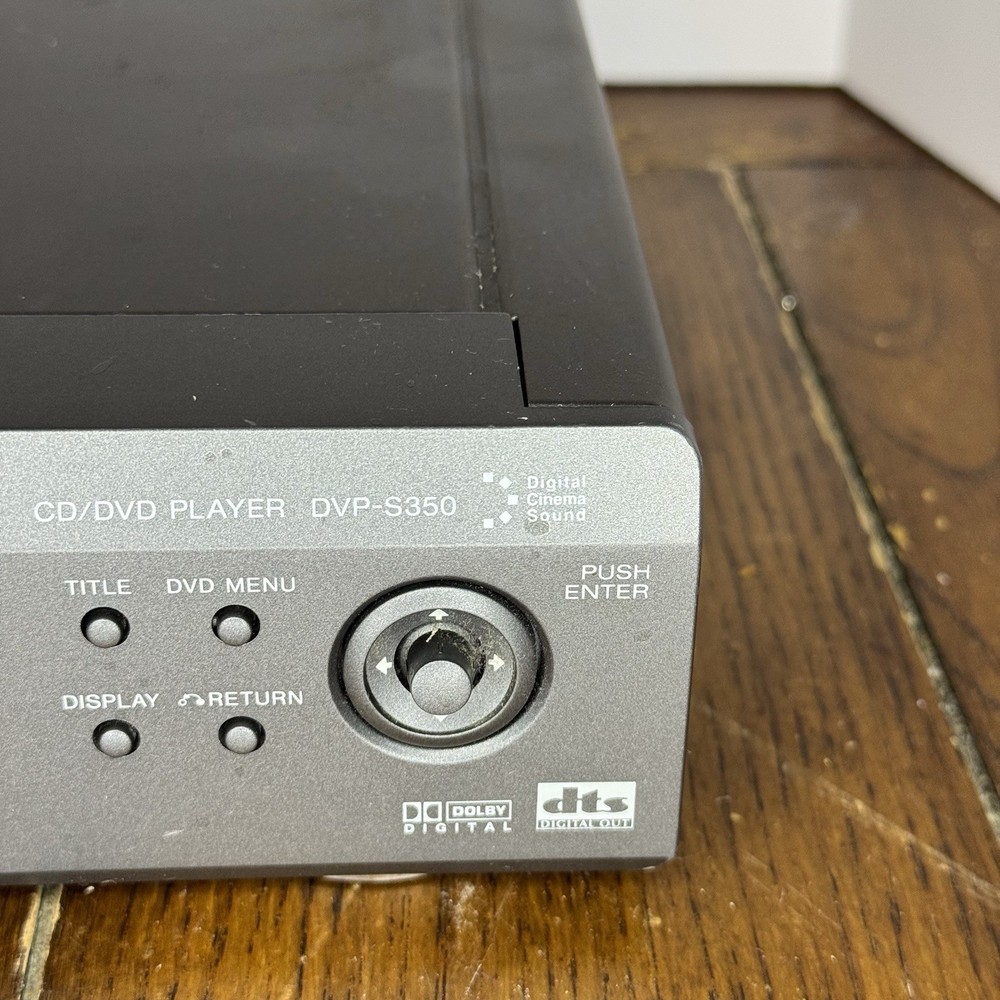 SONY DVD/CD Player DVPS - 350 Digital Doby Component Video Output
