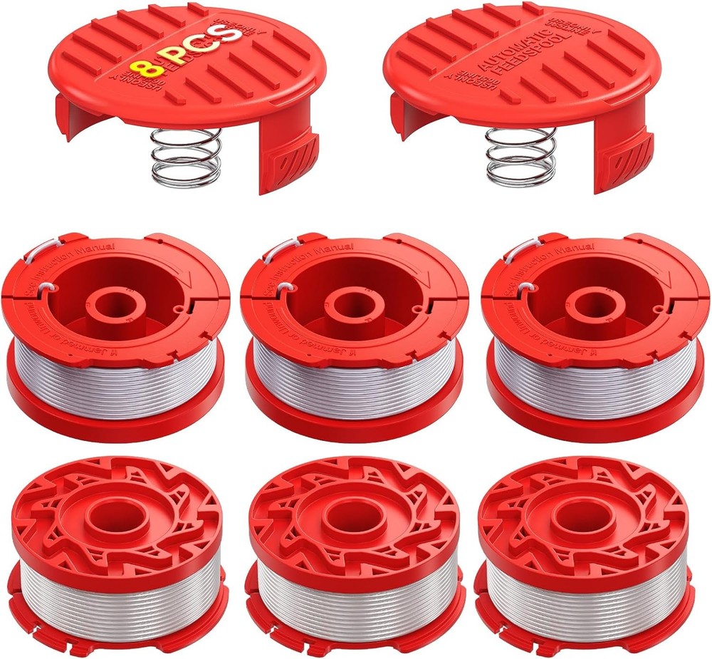 8 Pack CMZST0653 Weed Eater String Compatible With Craftsman Weed Wacker, 0.065"