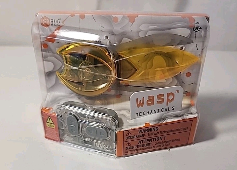 Hexbug--Micro Robotic Creature Mechanicals-Wasp R/C Remote Control