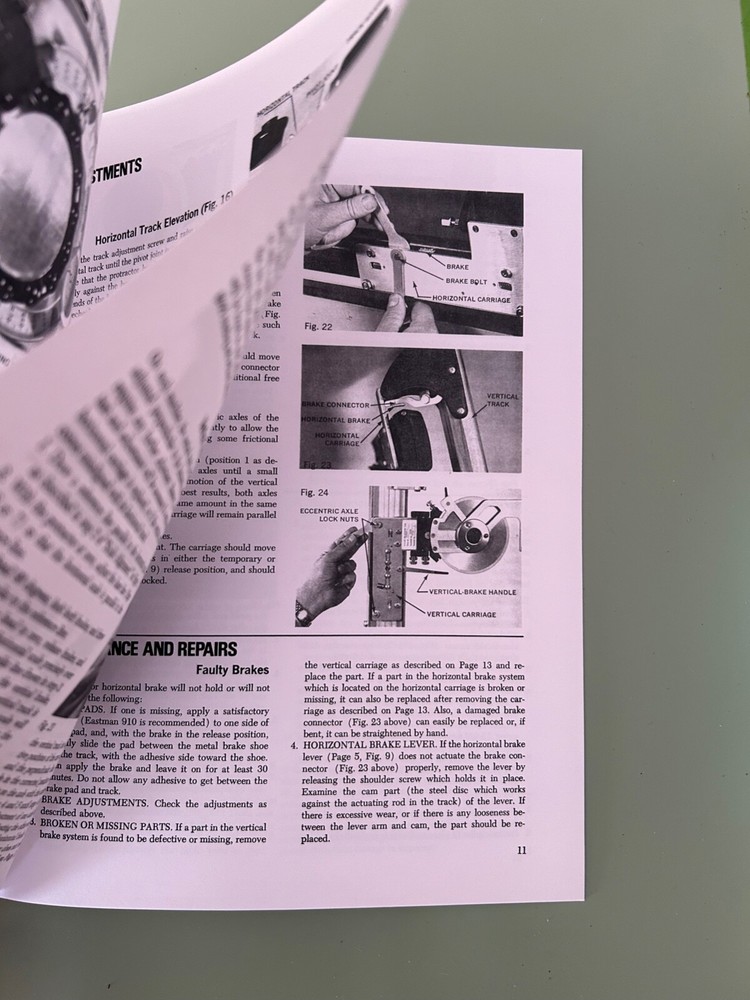 Drafting User Manual. VEMCO TRACK Machine. 19 Page Comprehensive booklet.
