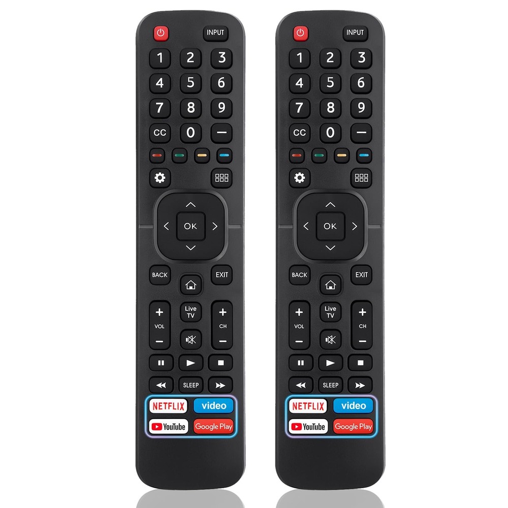 for Hisense-TV-Remote Hisense TV-2 Pack, Pack