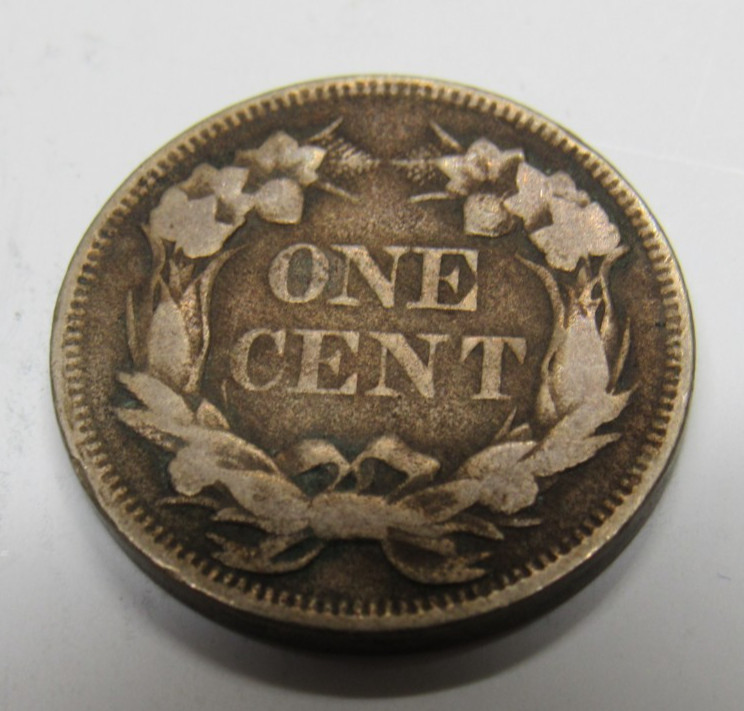 UNITED STATES 1858 FLYING EAGLE ONE CENT VG CONDITION *