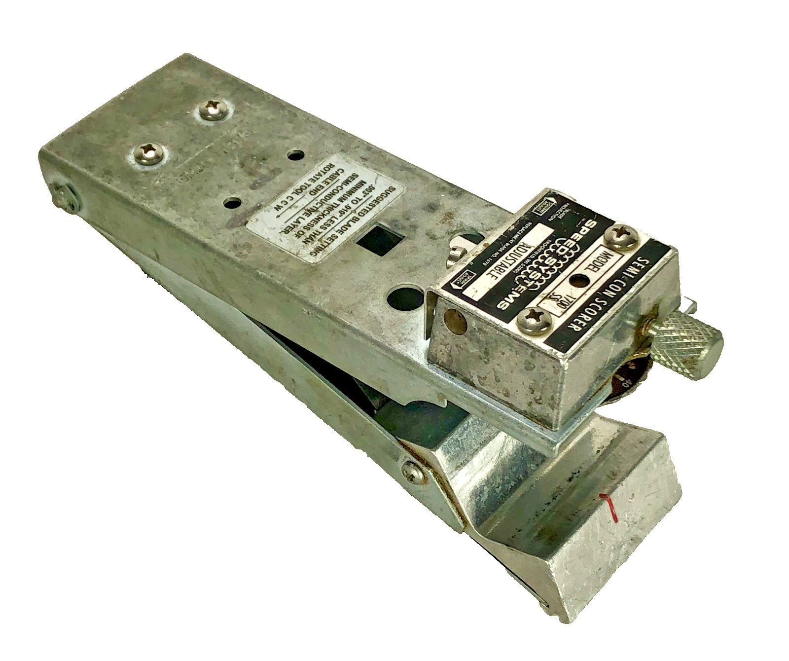 Speed Systems 1700SS Semi-Con Adjustable-Depth Scoring Tool 0.5 - 2.0 in