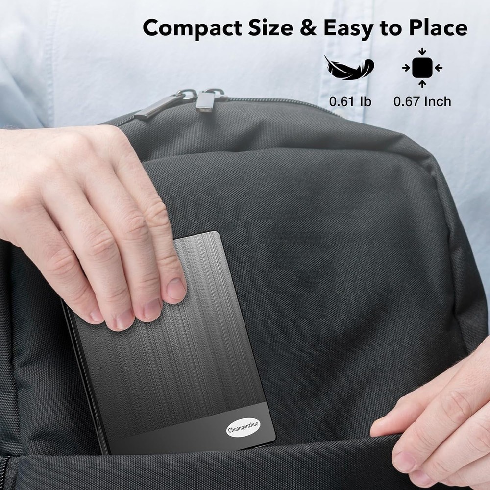 Elegant Brushed Texture 3.5-Inch Floppy Disk Reader - USB Type A & C Compatible