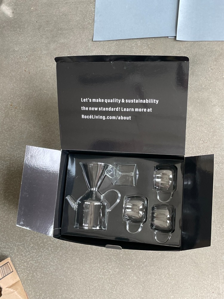 Pour Over Coffee Maker Set Borosilicate Glass