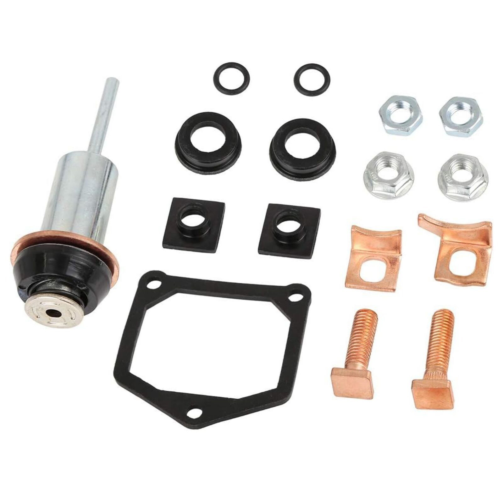 228000-6660 Starter Solenoid Repair Rebuild Kit Plunger Contacts Set For Toyota