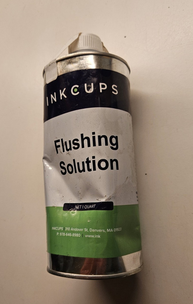 Ink Cups Flushing Solution 1 Quart (Dented Container)