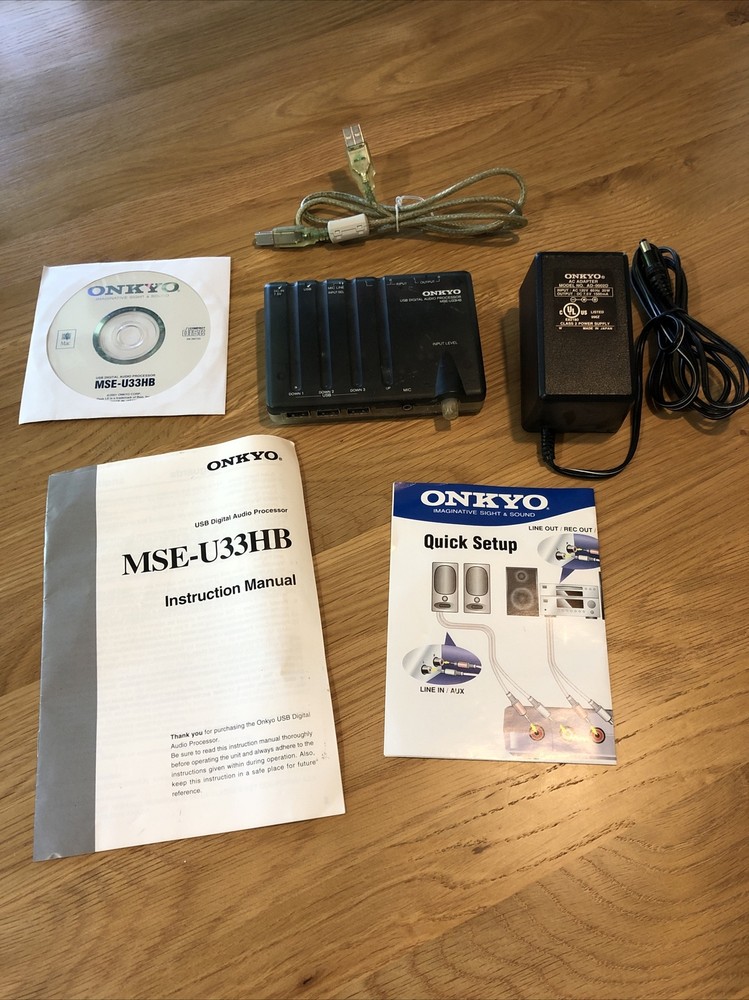 Onkyo USB Digital Audio Processor MSE-U33HB 3 Port USB Hub