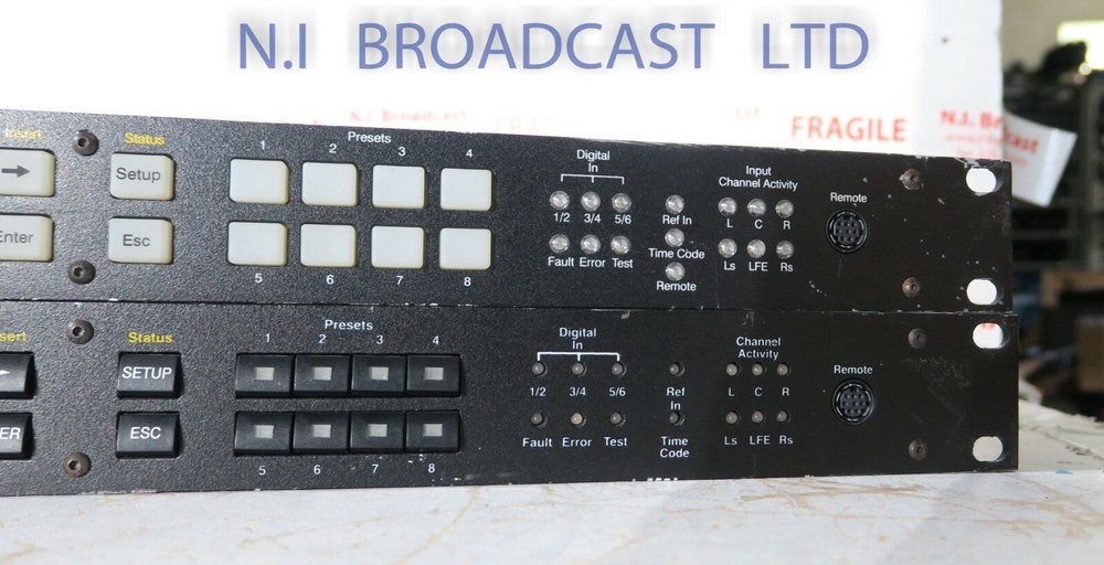 2x Dolby audio encoder DP569 encoders for audio