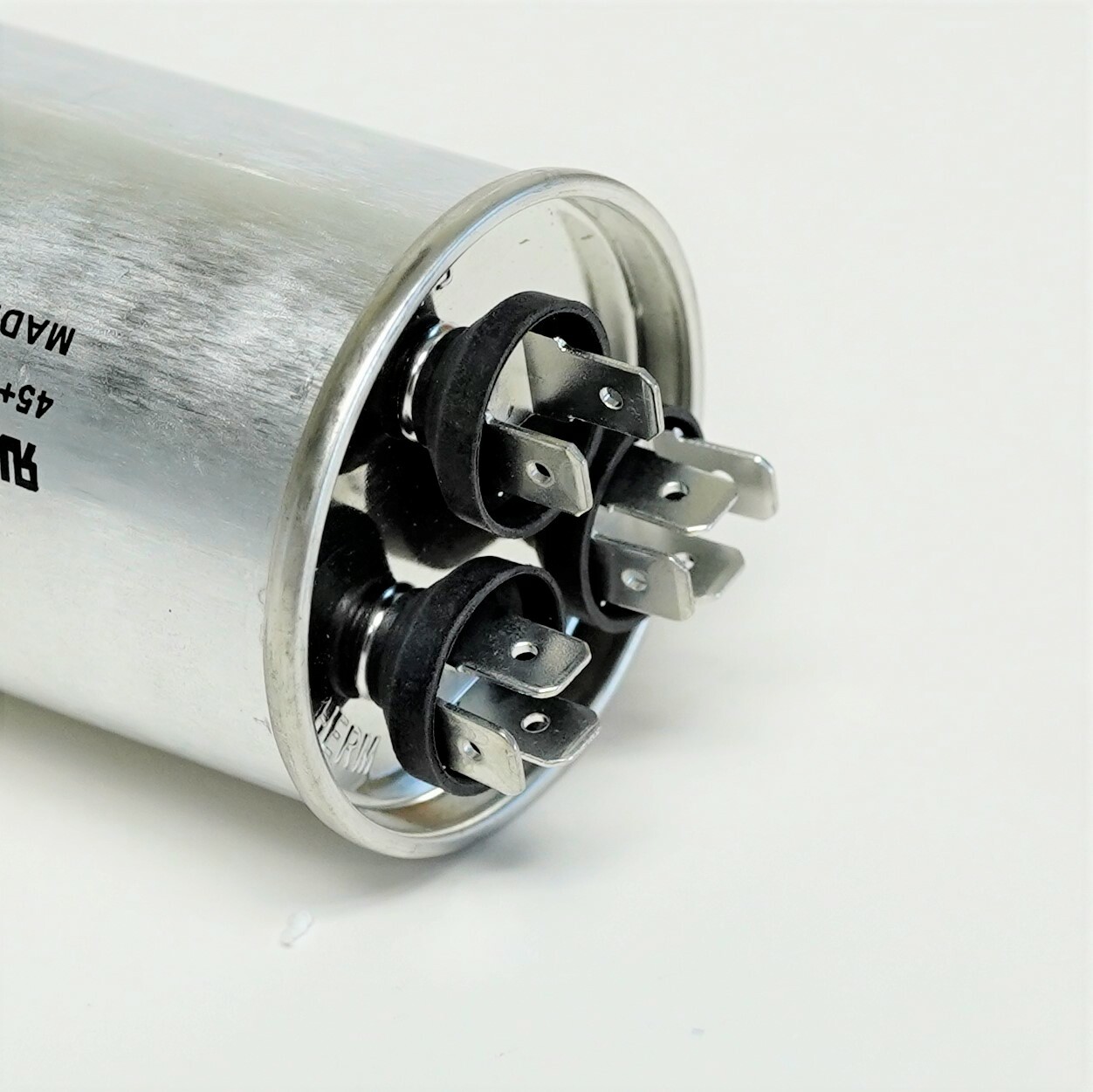 Air Conditioning HVAC Round Dual Motor Run Capacitor 45 + 5 MFD 370 Volt