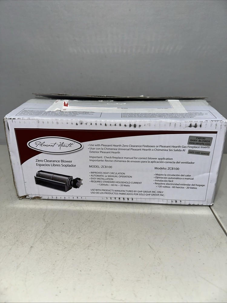 Pleasant Hearth Circulating Blower for Zero Clearance Fireplace ZCB100