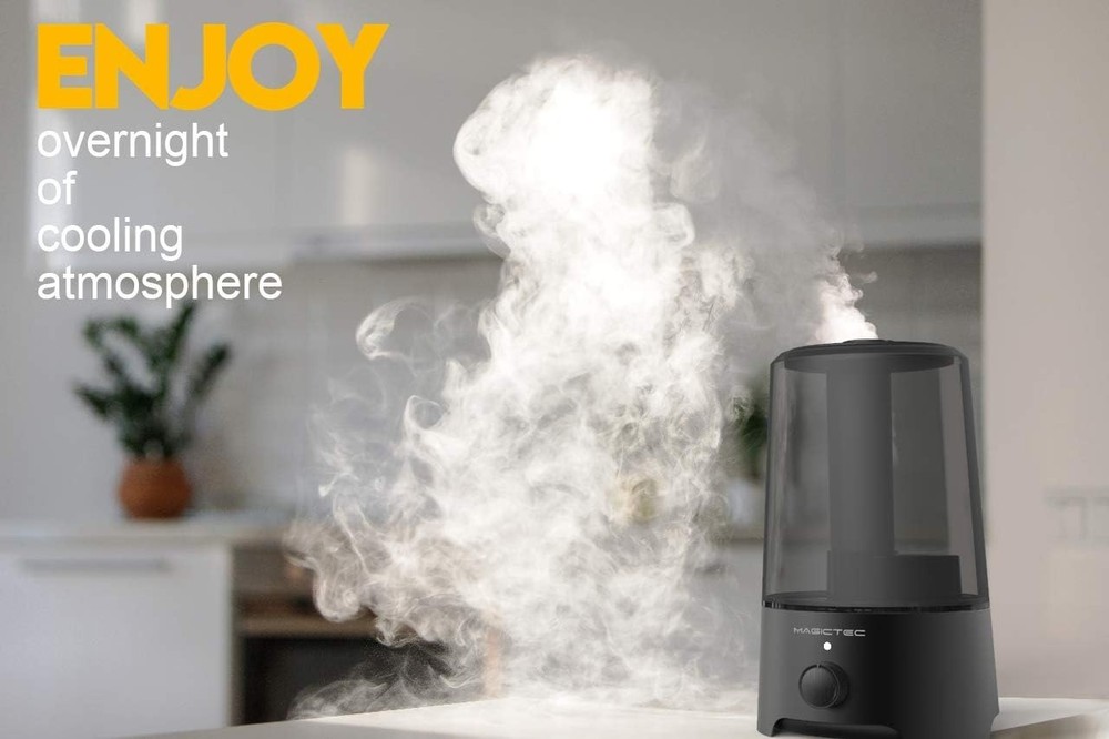 Refresh Air with 2.5L Touch Control Cool Mist Humidifier - Safe Auto Shut Off