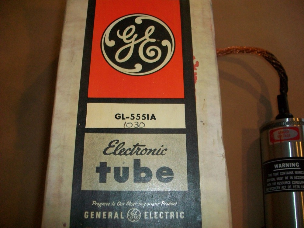 GE ELECTRONIC TUBE GL 5551A SIZE B NEW IN BOX