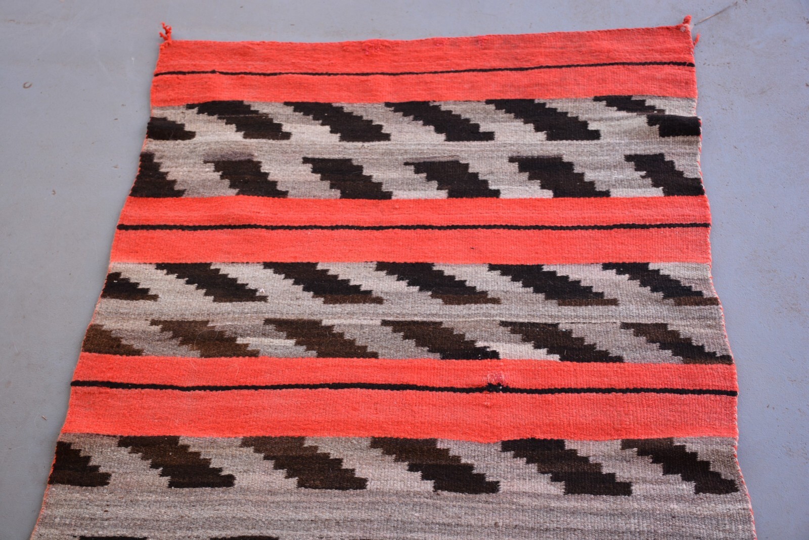 Old Navajo Child's Wearing Blanket - Circa. 1900 - Soft Wools