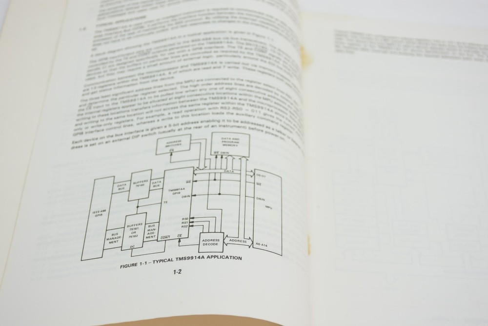 Texas Instruments 9900 TMS9914A GPIB Controller Data Manual