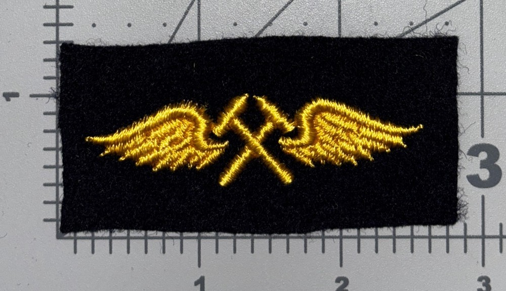 USMC Shipboard Marine Aviation Metalsmith Cuff Patch Inv# K2369