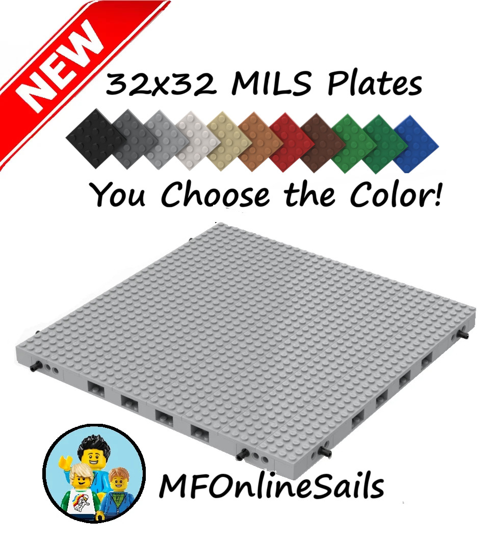 EB Kit - 32x32 MILS Parts Bundle - 154 Genuine LEGO Pieces -You Choose the Color