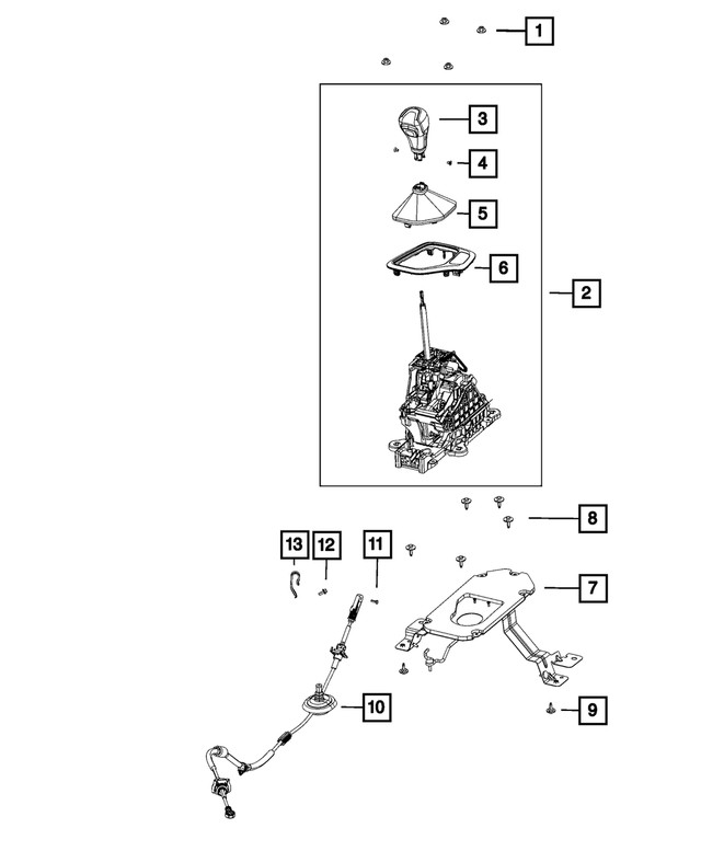 Genuine Mopar Gearshift Boot 5yd251xlaa