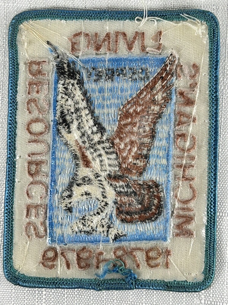 Vintage 1978-1979 Michigan’s Living Resources Osprey Patch.