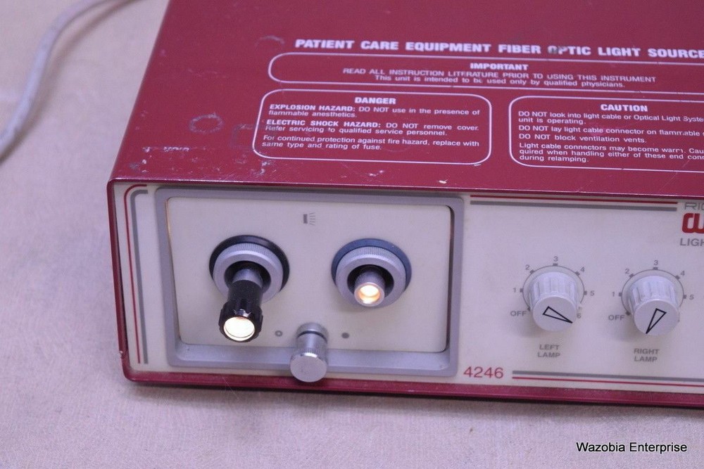 RICHARD WOLF FIBER OPTIC LIGHT SOURCE 4246 4246.001