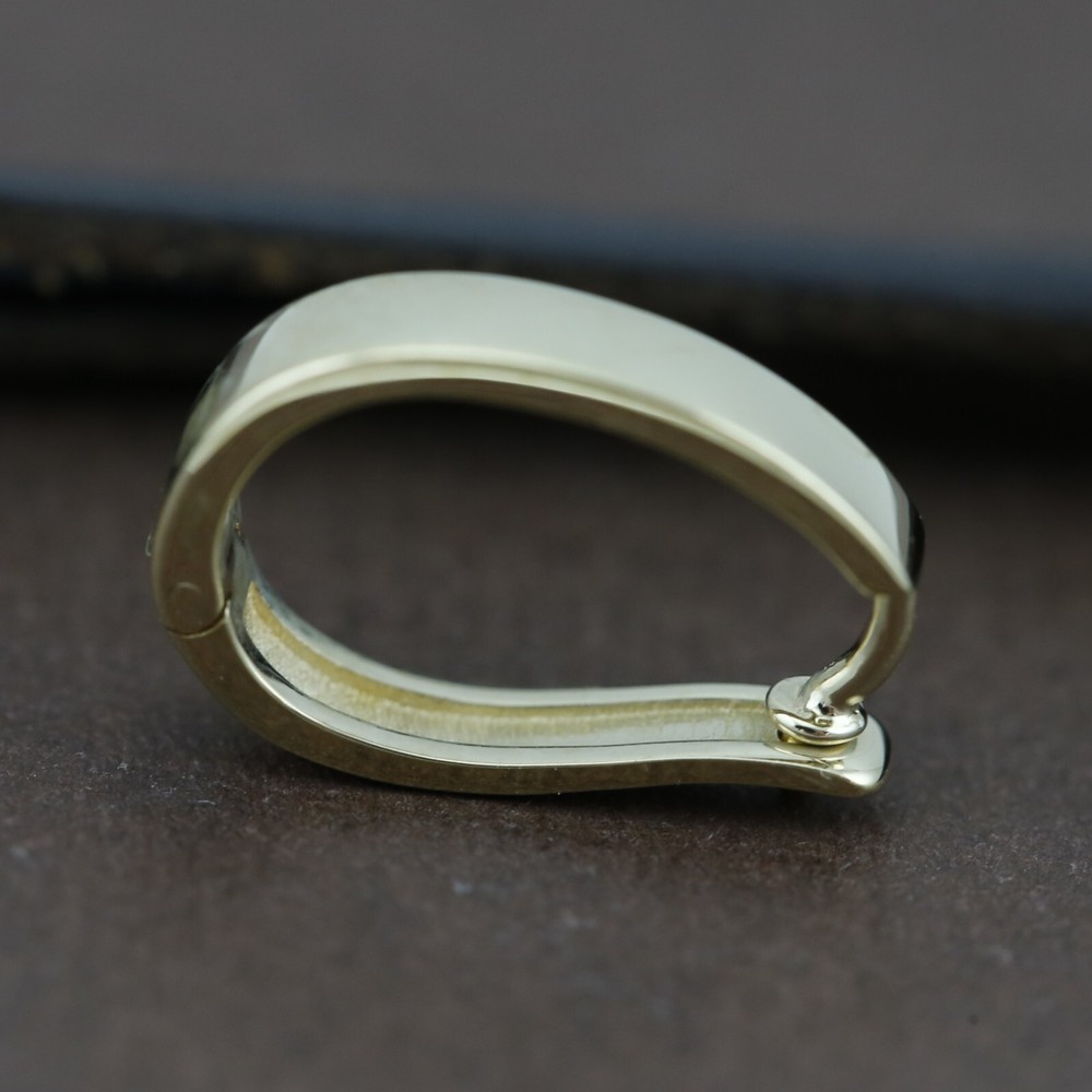 Genuine 9CT Solid Yellow Gold Enhancer & Bail 10mm