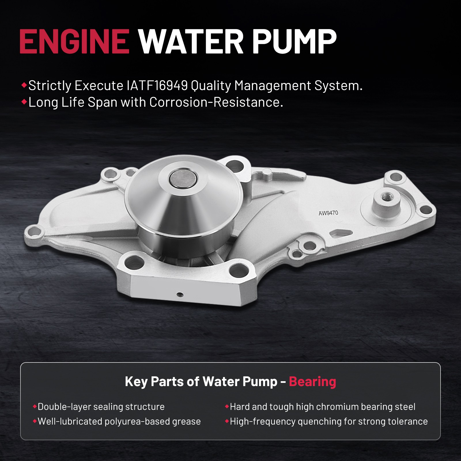 Timing Belt Kit and Water Pump set For Honda Pilot 2005-2015 3.5L V6