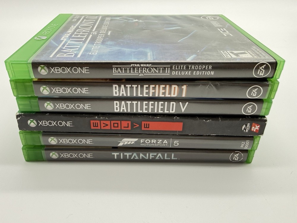 Microsoft Xbox One 500GB Console Black with Controller, 6 Games & Kinnect