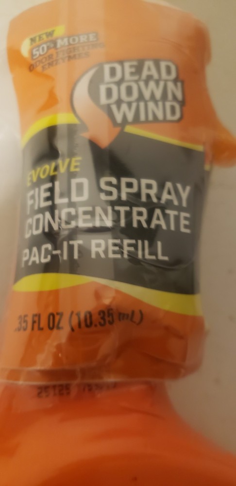Dead Down Wind Odor Eliminating Unscented 32oz Evolve Field Spray +3 Refills