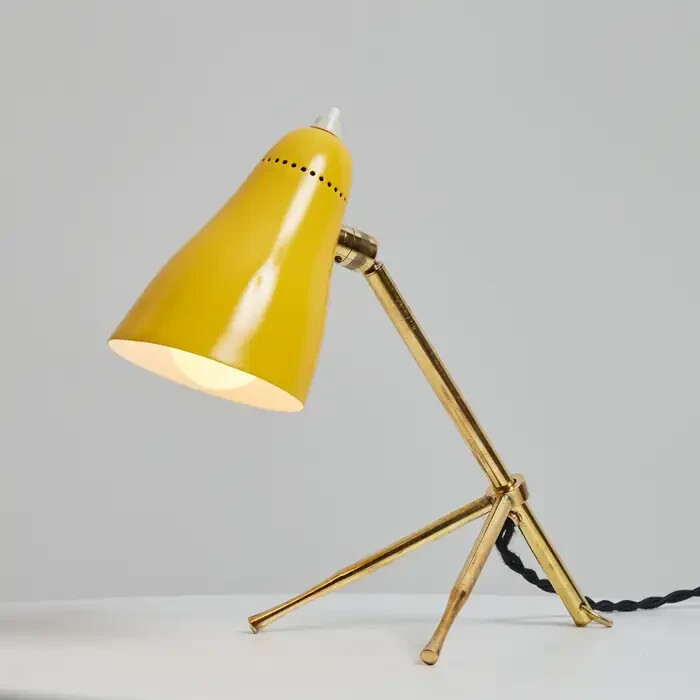 Giuseppe Ostuni "Ochetta" Yellow Wall or Table Lamp