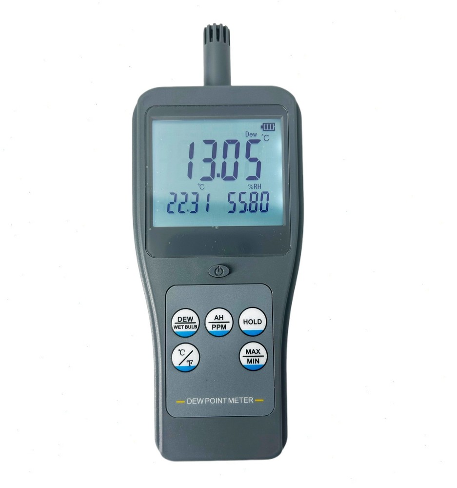 Portable Dew Point Meter Large LCD with display Temperature unit (°C/°F)