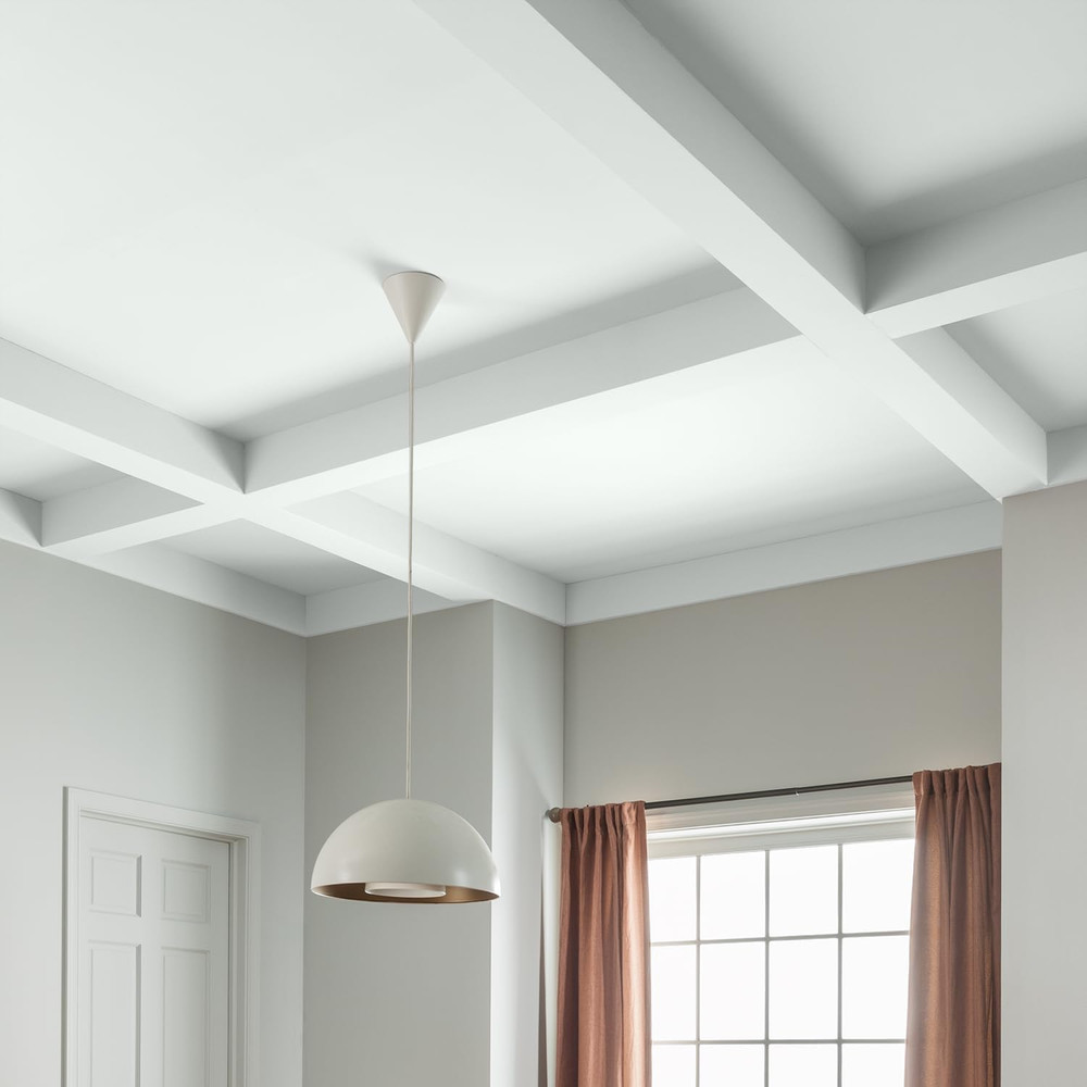 1 Qt. White Flat Ceiling Interior Paint