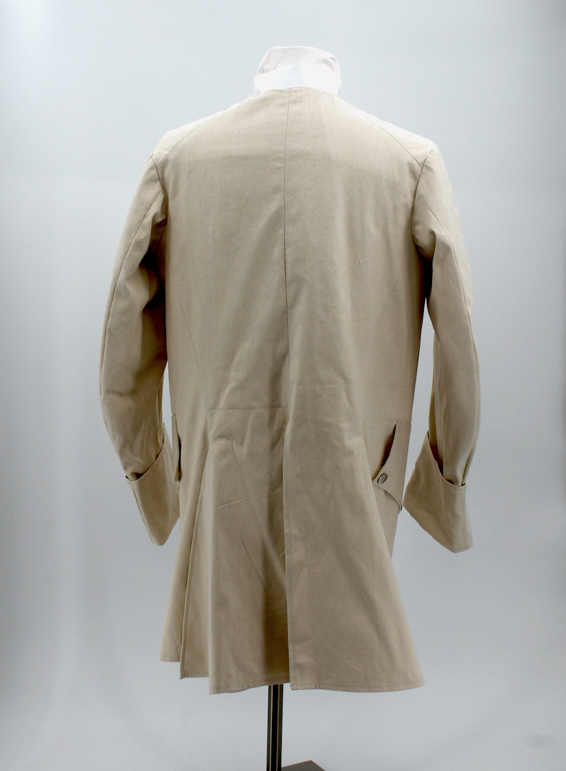 Colonial Period Osnaburg Sleeved Waistcoat - Size 42