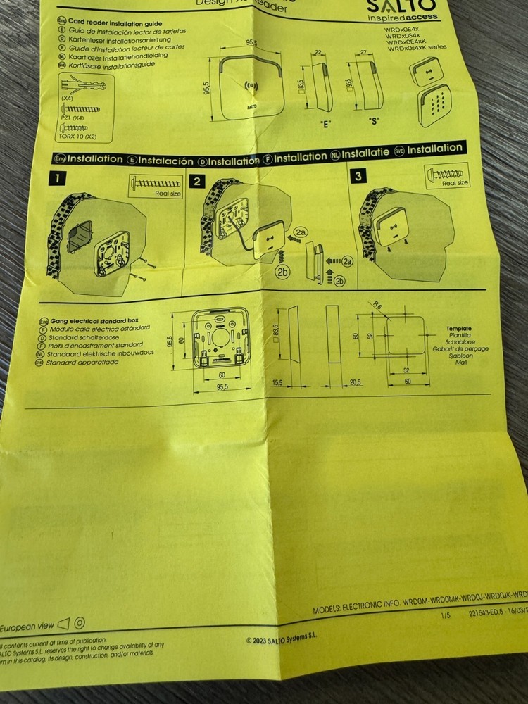 Salto Security Systems - WRDB0E4WK