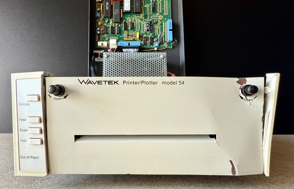 Wavetek Model 54 Printer Plotter For Parts/Broken